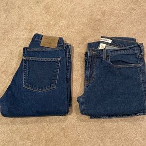 2 Pairs - Abercrombie & Fitch Jeans- Size 6